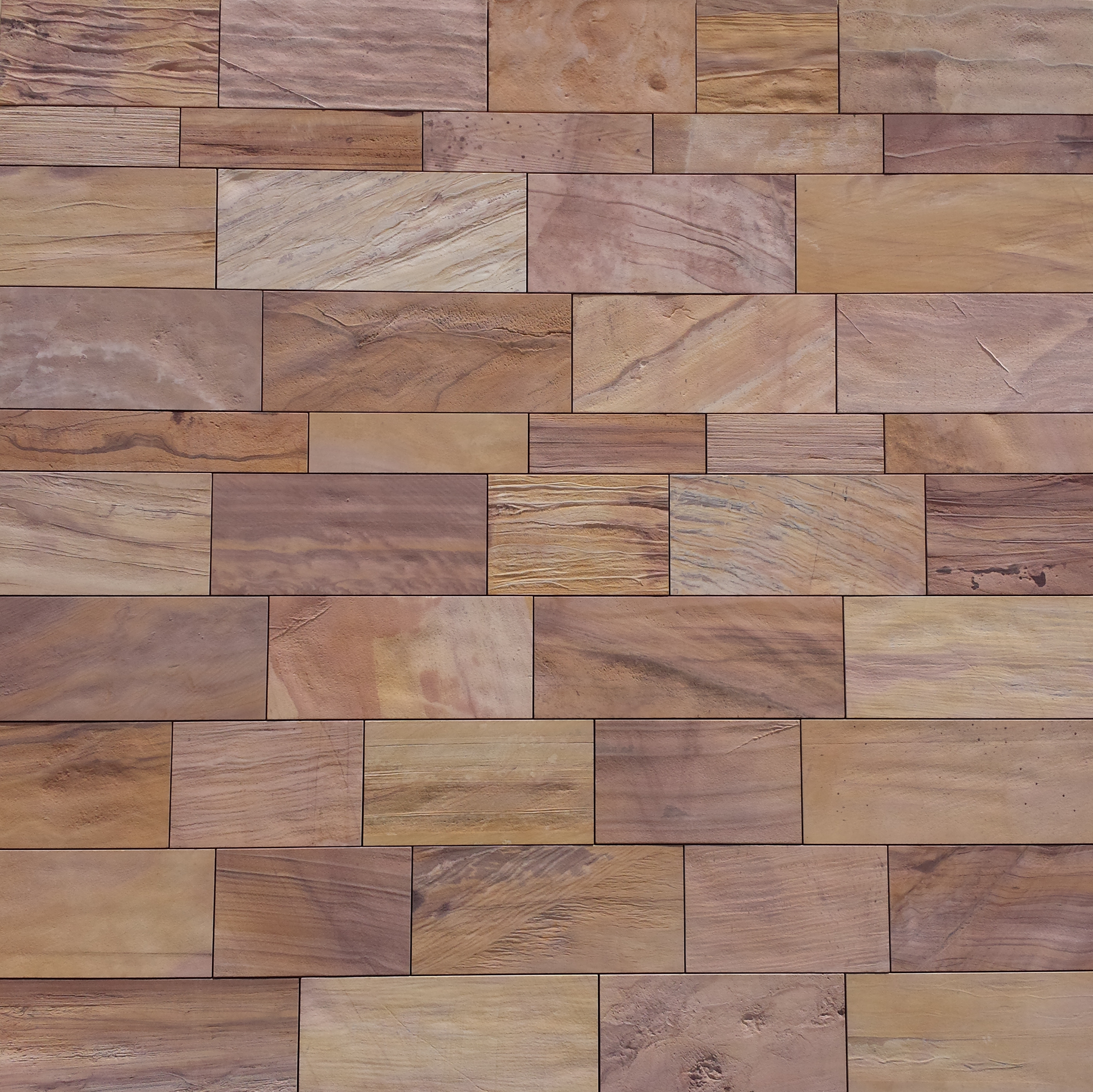 Tile wall, brown, and color