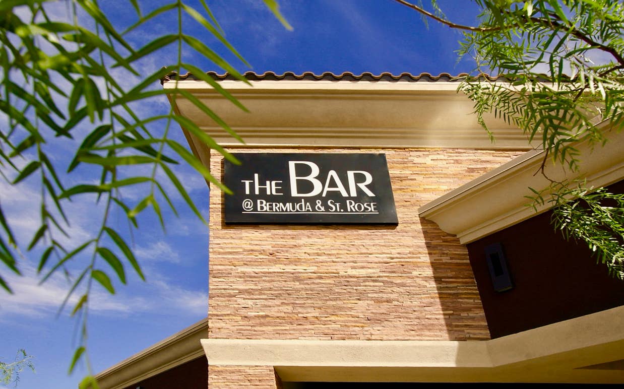 The bar outside