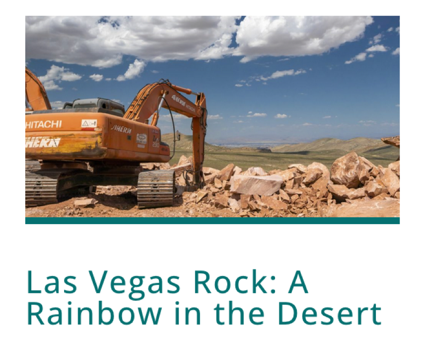 A picture of a piece of heavy equipment on top of the mountain. This is a link to a blocked article.