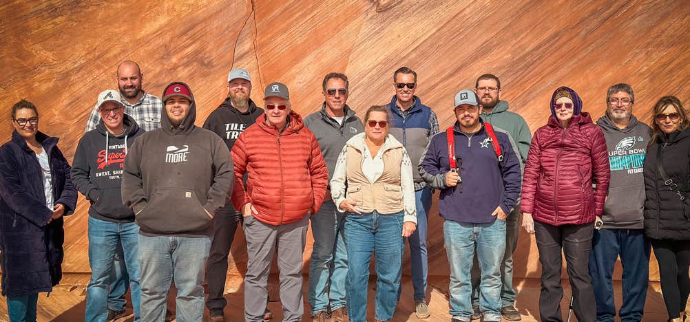 Photo of the people who went on the tour