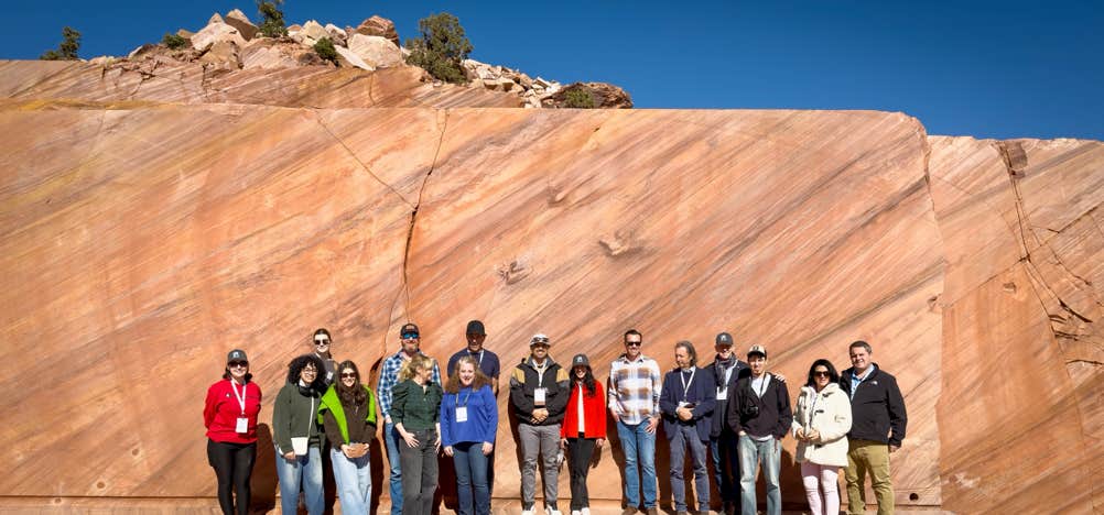 Photo of the people who went on the tour.